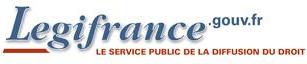 Accéder au site Legifrance logo legifrance